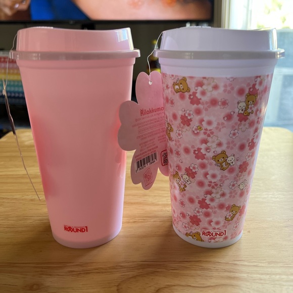 San-X Co. Rilakkuma Reusable Coffee Cups (Round1 Exclusive) - NWT - Picture 2 of 4